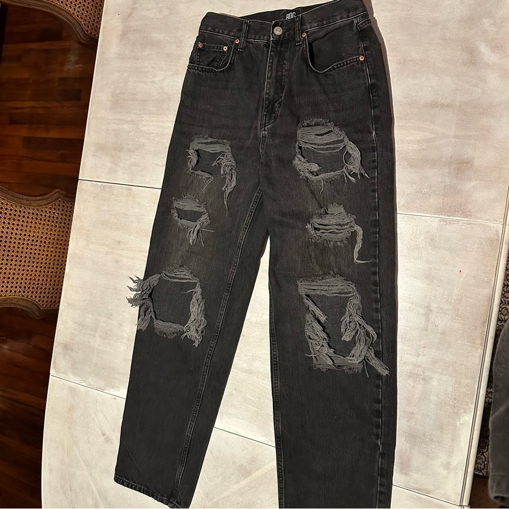 BDG Distressed Black Jeans